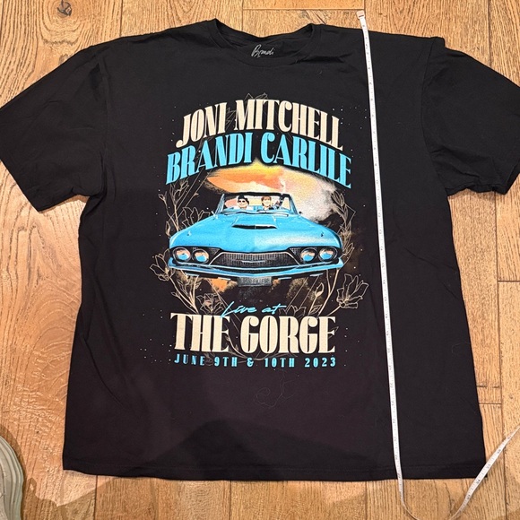 Joni Mitchell x Black Graphic Tee - Picture 3 of 3